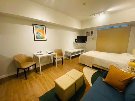 Studio in Traveltine Tower for rent Capt  Henry Javier St   Brgy 