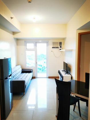 Fully Furnished 1 Bedroom Unit at Trion Towers for Rent