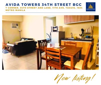 For Rent 2 Bedroom Unit in Avida 34th Street