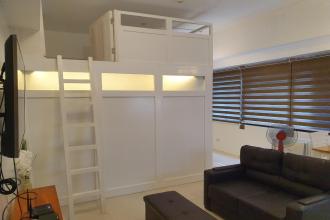 Fully Furnished Studio Unit with Loft for Storage in Icon Plaza