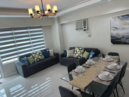 Fully Furnished 3 Bedrooms For Lease in Two Serendra