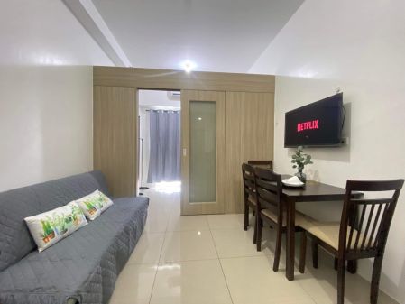 Fully Furnished 1 Bedroom Unit at Shore Residences for Rent