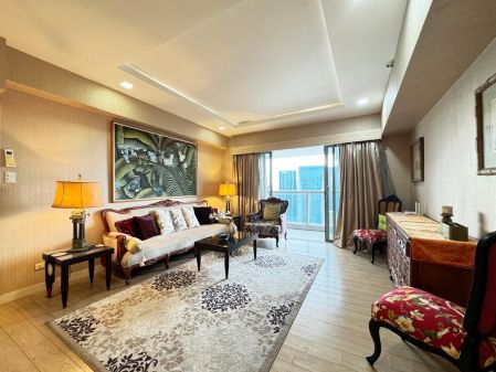 Fully Furnished 2 Bedroom Unit at One Shangrila Place for Rent