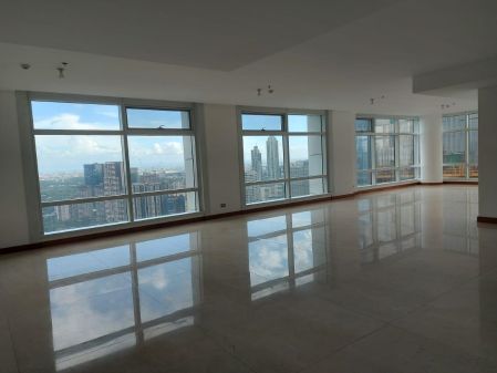 Semi Furnished 3 Bedroom Unit at Two Roxas Triangle for Rent