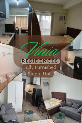 Fully Furnished Studio Unit for Rent at Vinia Residences 