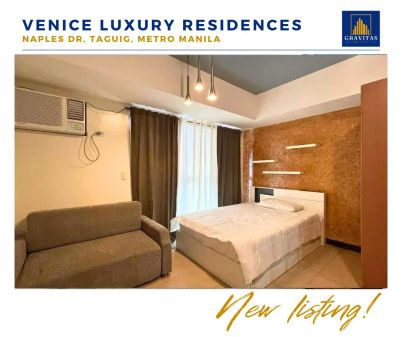 For Rent Studio Type at Venice Luxury Residences