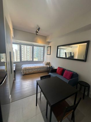 Fully Furnished Studio Unit at Proscenium at Rockwell for Rent