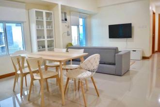 Fully Furnished 3 Bedroom Unit at Trion Towers for Rent