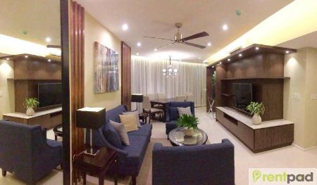 Fully Furnished 2 Bedroom Unit at Arya Residences for Rent