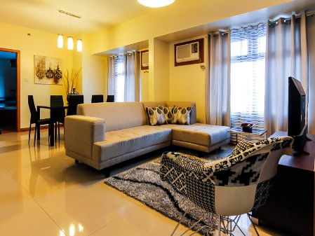 Fully Furnished 3 Bedroom Unit in Trion Towers