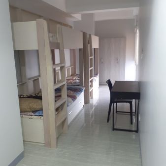 Furnished Studio Unit with 2 bunk beds for Rent in Pacific Elemen