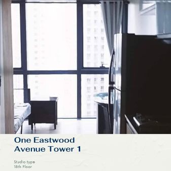 Fully Furnished Studio Unit at One Eastwood Avenue for Rent