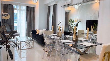 Fully Furnished 3 Bedroom Unit at Central Park West for Rent