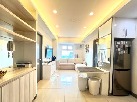 Fully Furnished 2 Bedroom Unit at Trion Towers for Rent