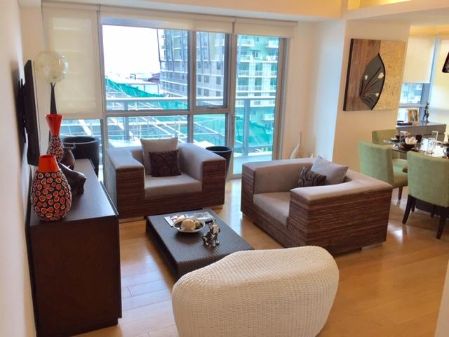 Fully Furnished 2 Bedroom Unit at One Serendra for Rent