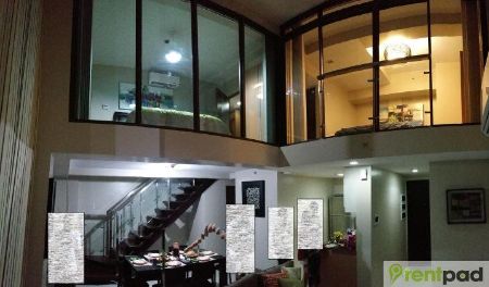 Fully Furnished 2 Bedroom Loft in Eastwood Le Grand Quezon City