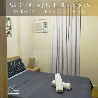 Fully Furnished 1 Bedroom in Salcedo Square Residences 