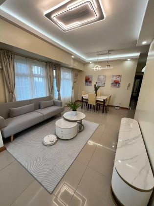 Fully Furnished 2 Bedroom Unit at Trion Towers for Rent