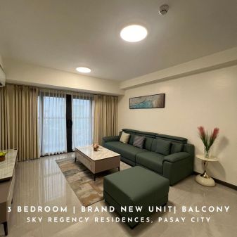 Brand New 3 Bedroom in Pasay City at Sky Regency Residences