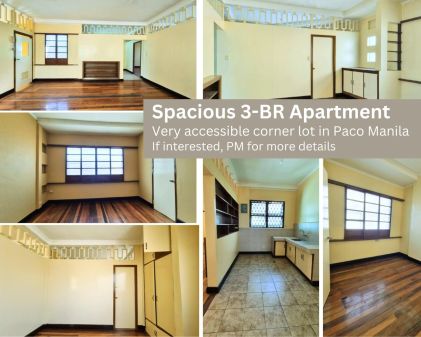 3 Bedroom Corner Unit in Paco Manila